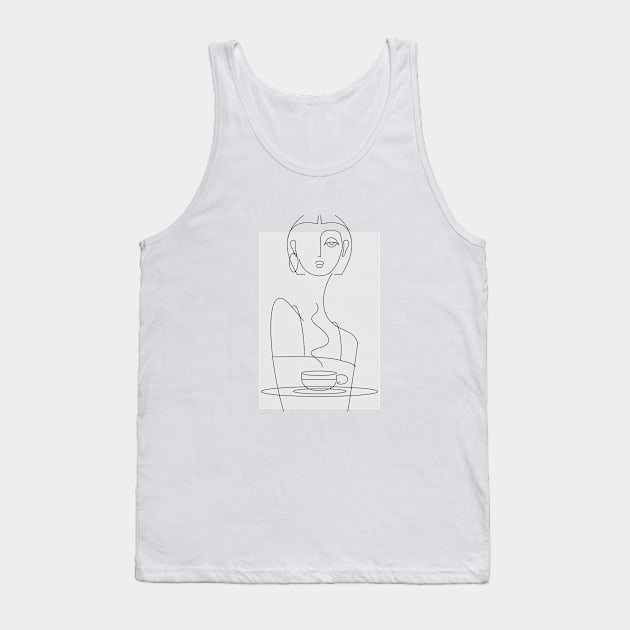 Coffe Woman Tank Top by cwtu26